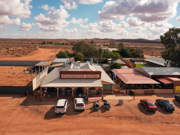 The Silverton Hotel Aerial View