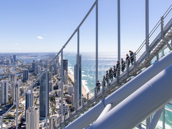 tackling the SkyPoint Climb, Gold Coast