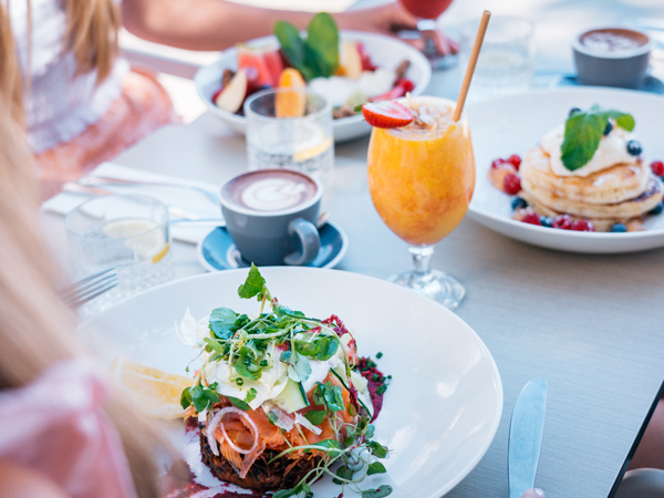 breakfast meals at Bistro C, Noosa