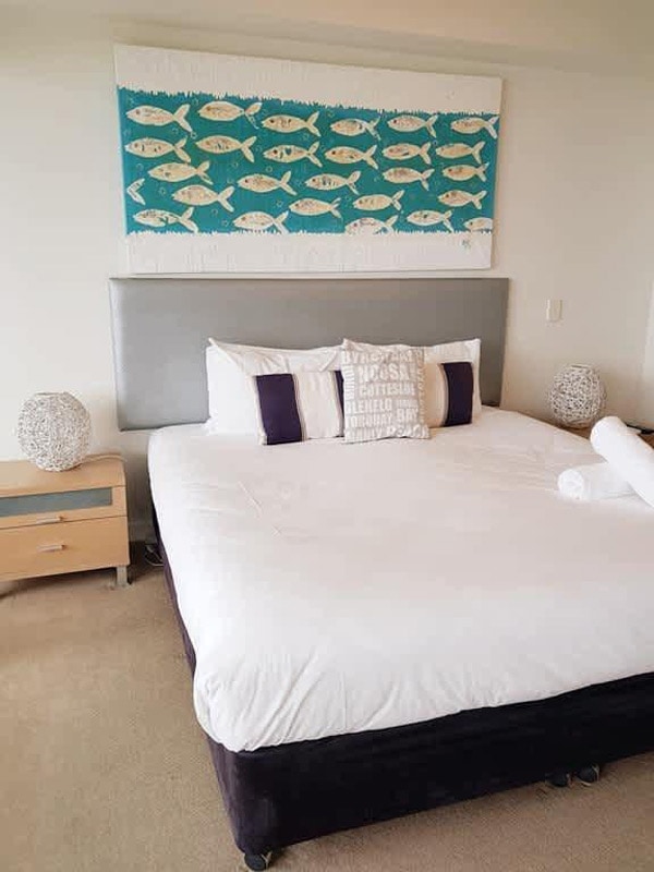a soft and comfy bed at Blue C Coolangatta