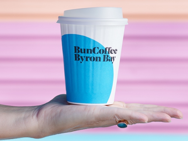 a cup of Bun Coffee, Byron Bay
