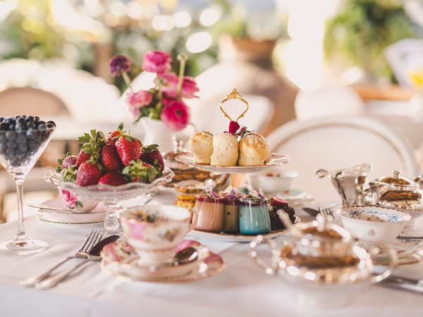 High Tea spread at Greendays on the Gold Coast