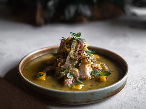 Vegetarian dish from Herbert in Noosa Queensland Australia