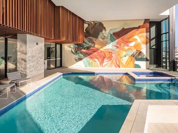an indoor pool at Lilet 88 Airbnb, Broadbeach