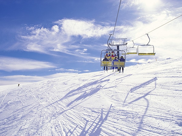 Mt Hotham skiing