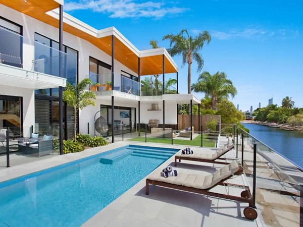 an outdoor pool at Key West Broadbeach