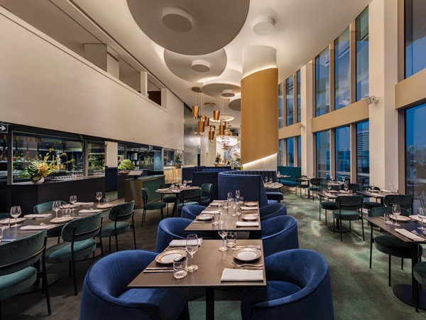 a luxury fine dining restaurant at The Darling, Broadbeach