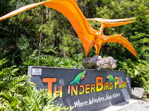 the entrance at Thunderbird Park