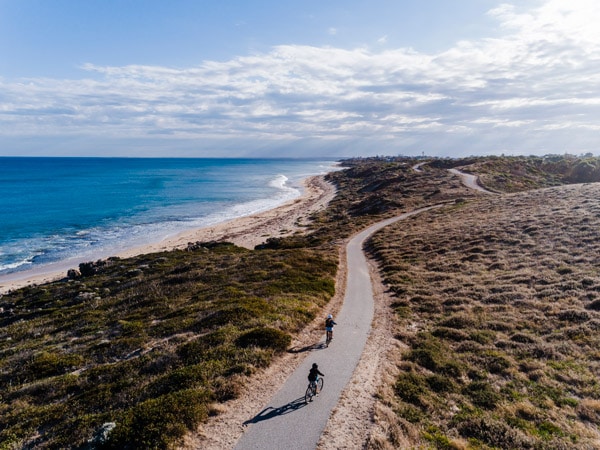 a coastal trail in the peel region