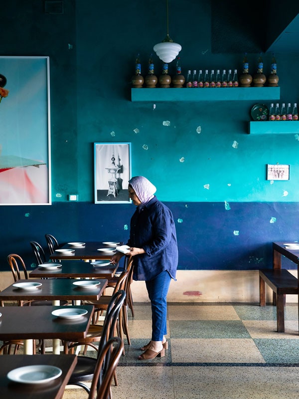 the inside venue of Parwana Afghan Kitchen