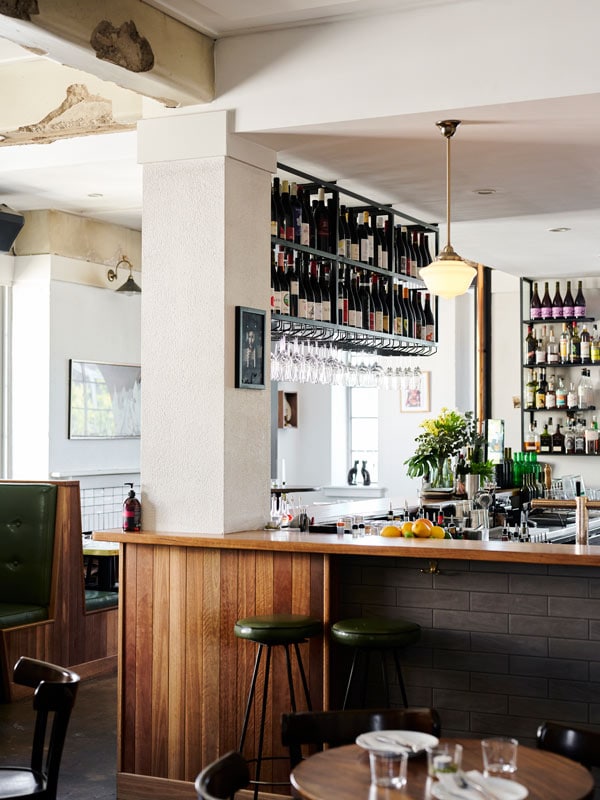 dining interior at Bar Rochford in Canberra