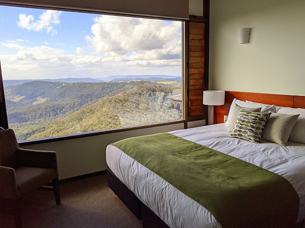 the view from binna burra lodge room