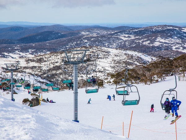Chair lift at Blue Cow Perisher in New South Wales