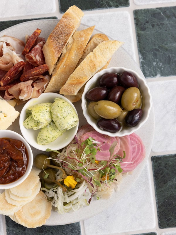 a close-up photo of food at The Banya