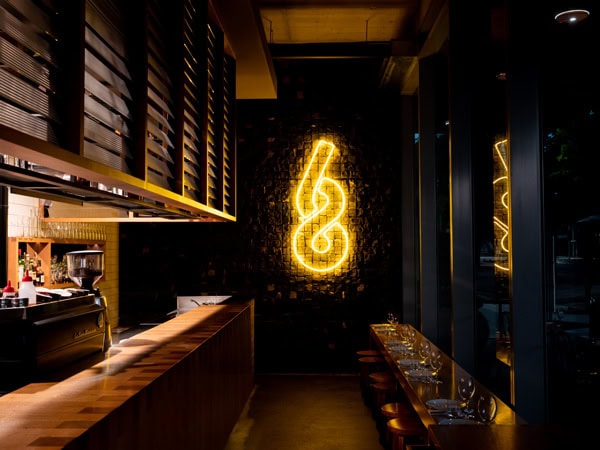 the dining interior of eightysix north, Canberra