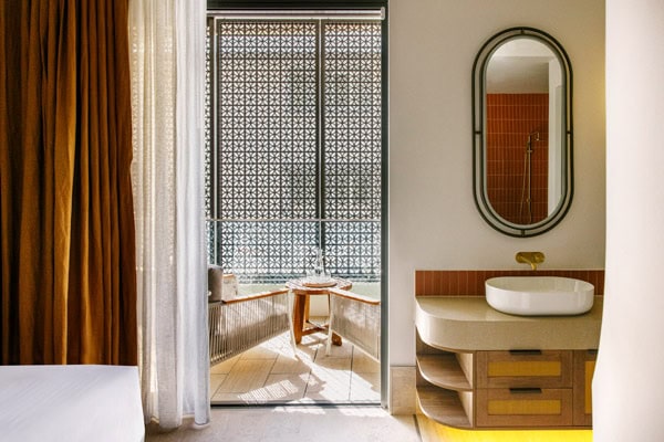 Balcony of Lane Room at Basq Hotel