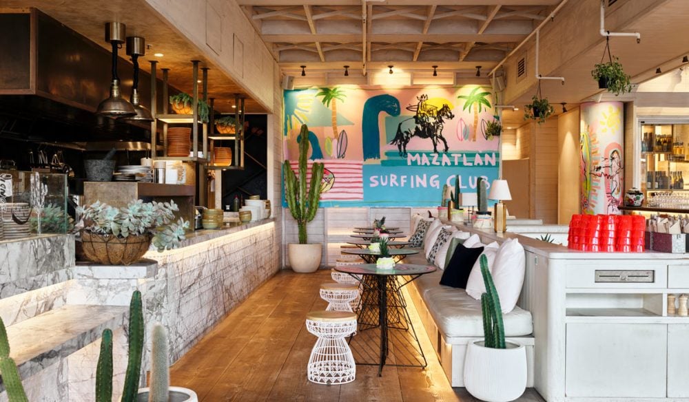 Interior of Rancho Seltzo in Bondi Beach