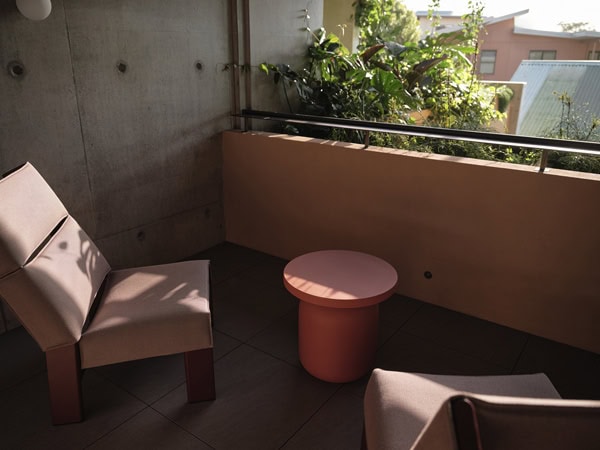 Balcony at Hotel Marvell guest room in Byron Bay