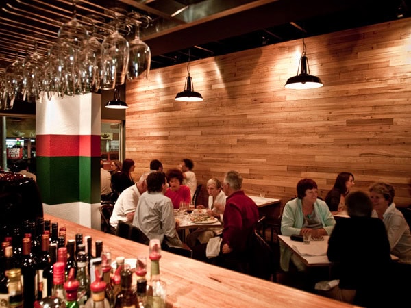 the dining scene at Italian & Sons, Canberra