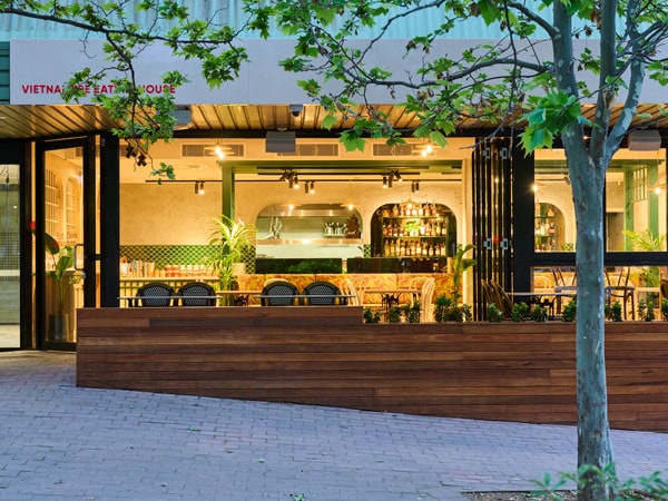 the restaurant exterior of Miss Van’s, Canberra