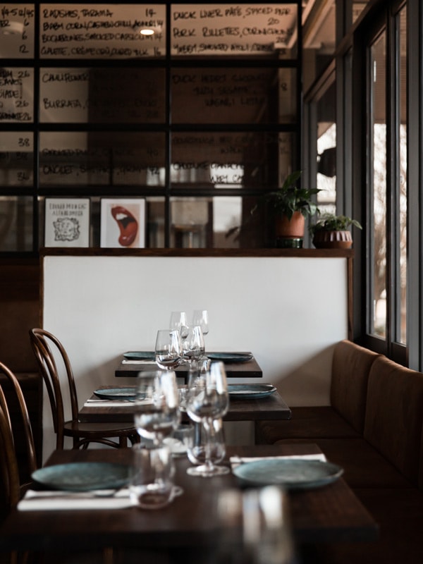 a classy dining interior at Onzieme, Canberra
