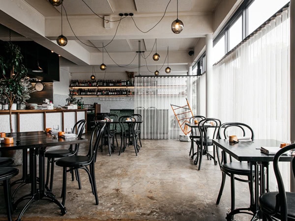 the dining interior of Pilot, Canberra