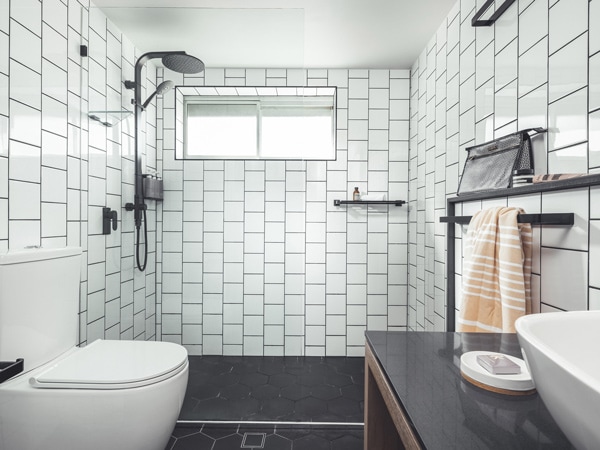 bathroom and shower area at The Islander Gold Coast