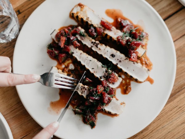 a close-up of food on a plate at Rebel Rebel, Canberra