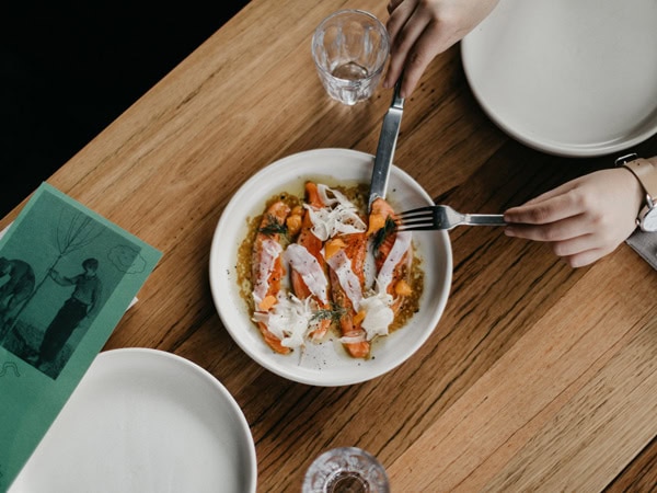 dining at Rebel Rebel, Canberra