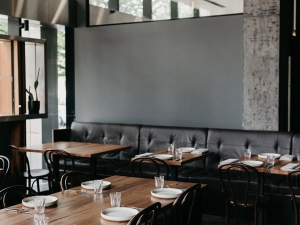 the dining interior of Rebel Rebel, Canberra