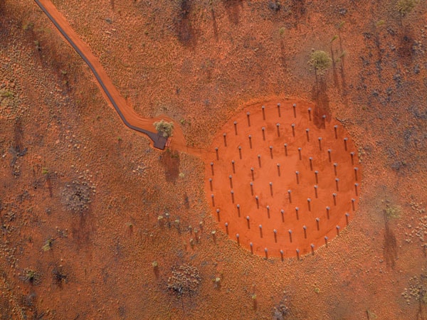 an aerial view of Kings Canyon