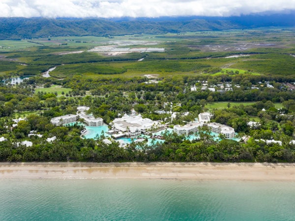the Sheraton Grand Mirage Resort property by the beach, Gold Coast