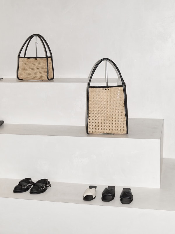 sustainable bags and shoes at St Agni Store