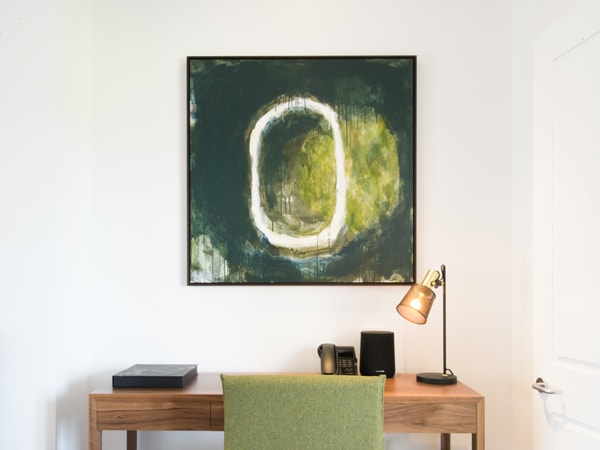 a desk at Stonewell Suite, Barossa