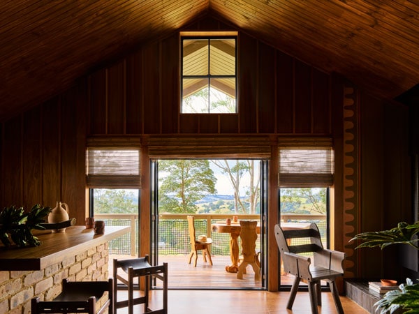 Interior kitchen area of Sun Ranch