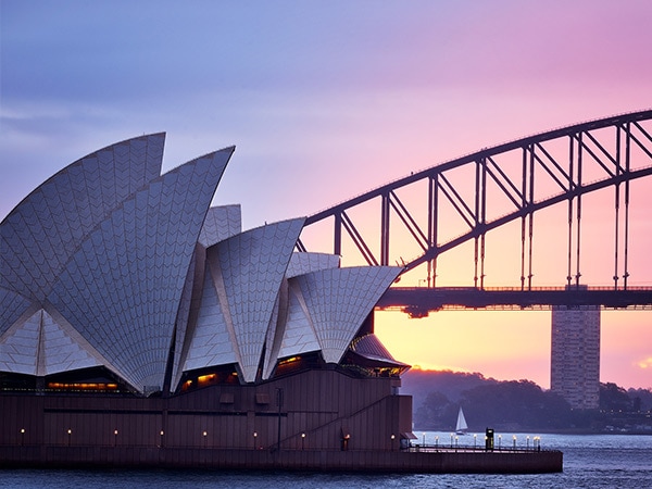 Sydney Opera House at sunrise