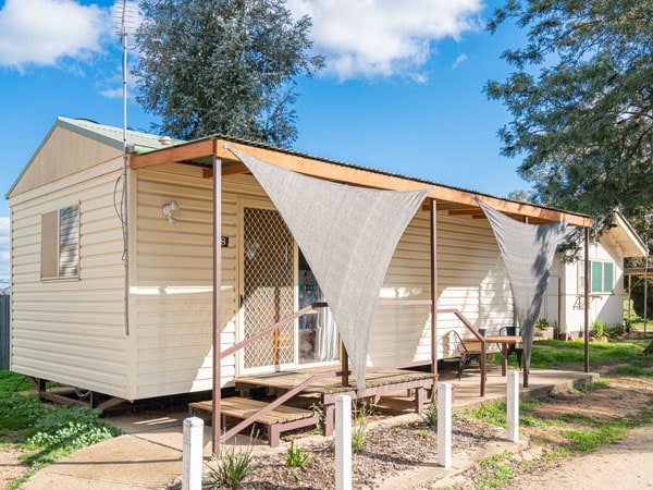 a cabin-type accommodation at Wagga Wagga Tourist Park