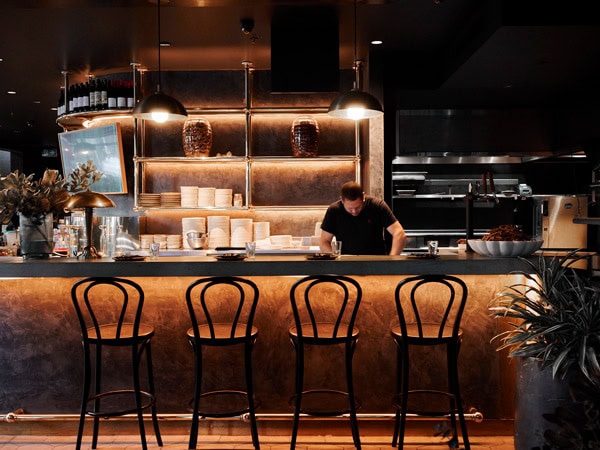 a staff preparing at Wilma, Canberra