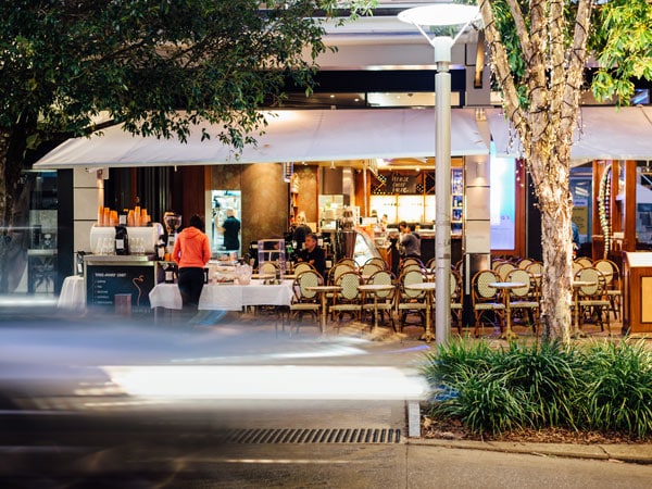 the street view at Aromas Noosa