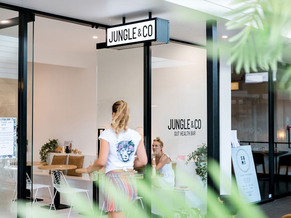 the exterior of Jungle and Co, Noosa