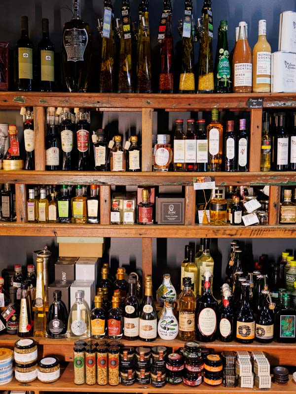 a wide variety of beverage display at Golosi Food Emporium