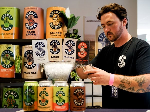 Sydney Brewery stall at the Hunter Valley Beer and Wine Festival