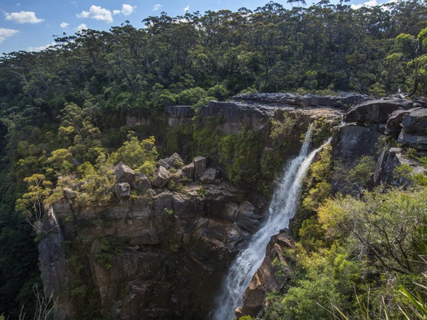 Minnamurra Rainforest waterfalls at Kiama, South Coast