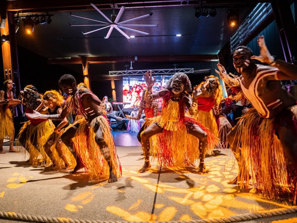 Dancers performing at the Cairns Indigenous Art Fair
