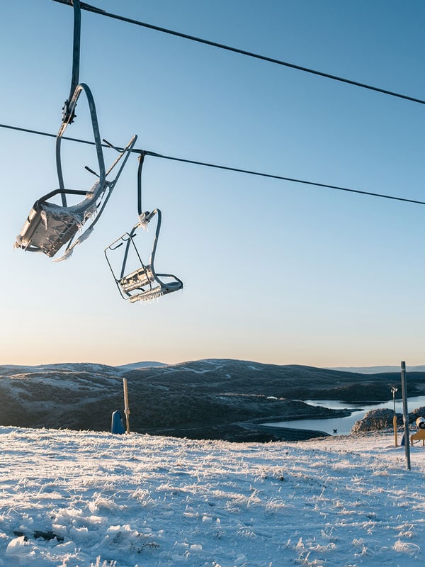 ski lifts at Falls Creek