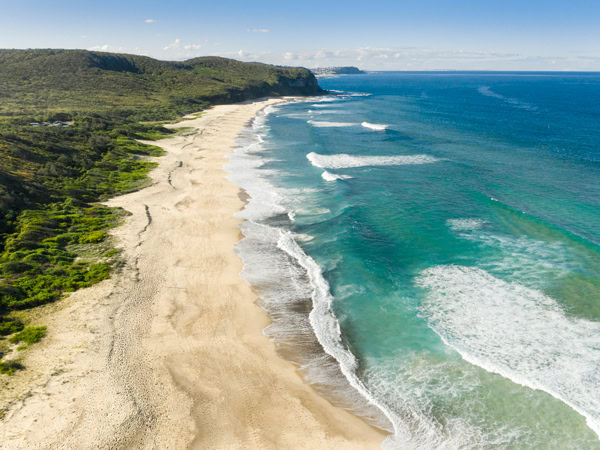 Dudley Beach in Newcastle, NSW