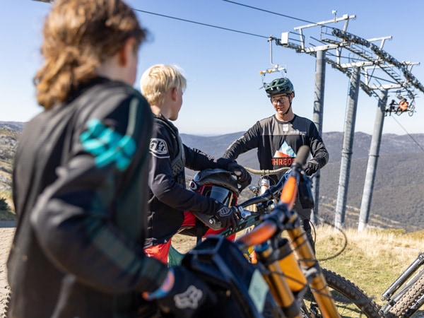 riders at the Thredbo MTB closing weekend