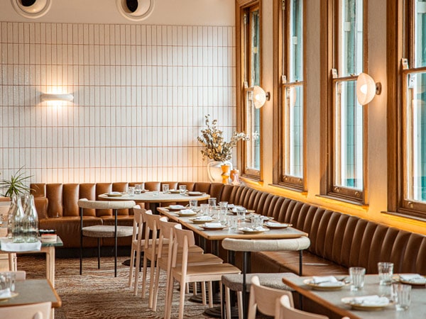 Interiors of Arturo's Restaurant in Wooloomooloo