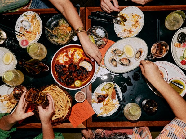 The Endless Lunch meals at Firebird, Prahran