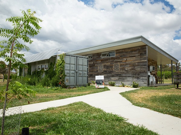 the cellar door at Four Winds Vineyard